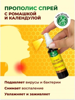 Спрей прополисный "Мульти"