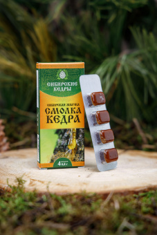 Жвачка смолка кедра